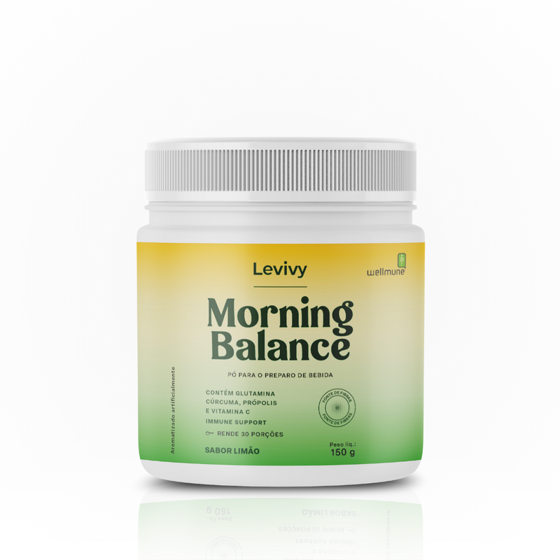 1 Pote Morning Balance Sabor limão - Levivy