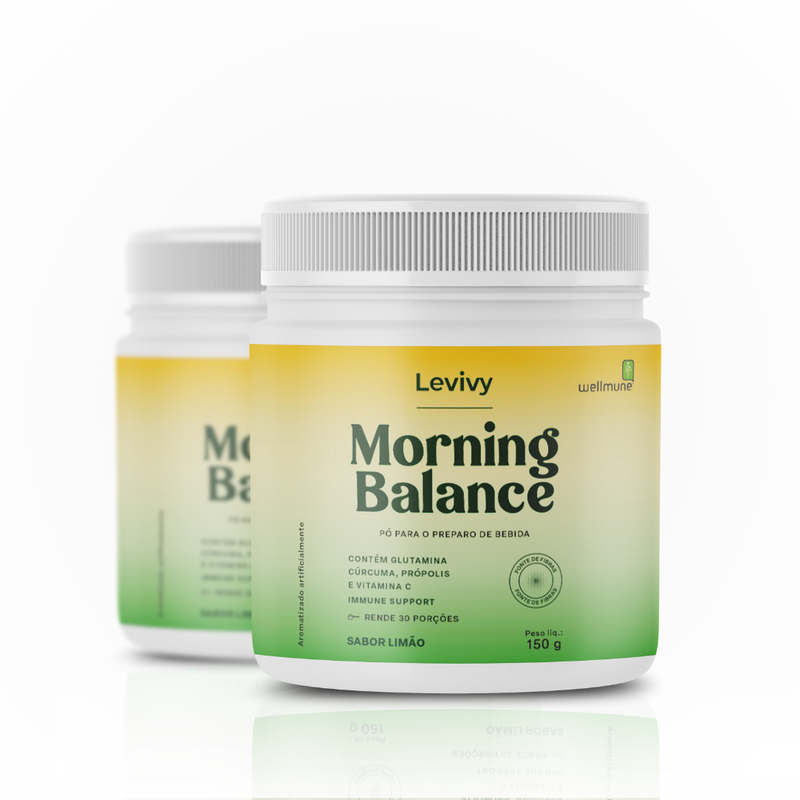 2 Potes Morning Balance Sabor limão - Levivy